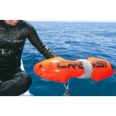 CRESSI TORPEDO TEAM 7 diving buoy with double chamber and flag included BTA 611600