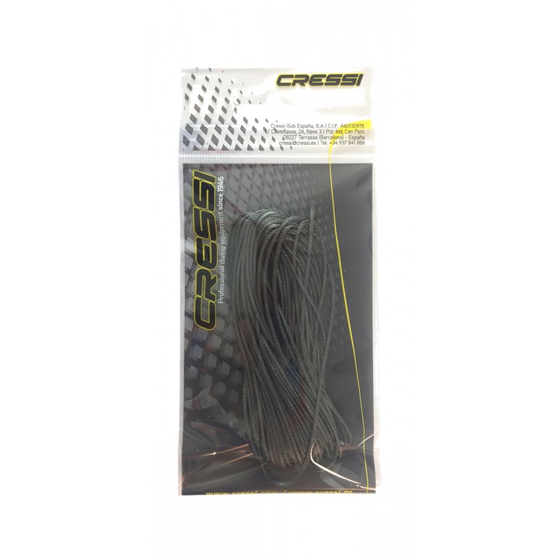 CRESSI Cabo de Dyneema 100% puro alta resistencia con funda antiabrasión (10m) - EFA 354803