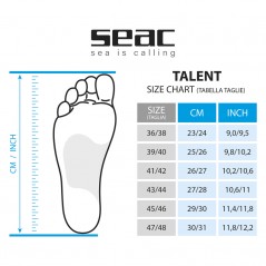 SEAC SUB Aletas para pesca submarina TALENT CAMO 07124206452VAR