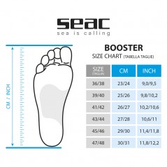 SEAC SUB Aletas para pesca submarina BOOSTER CAMO 07152217476VAR