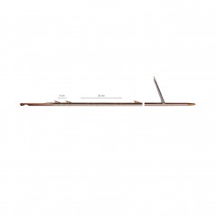 MARES Flecha de acero para fusil arpon pesca SLGUN HARDY 17-4PH D6.5 TAH1BARB E 423267