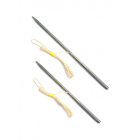 CRESSI Aguja pasapeces inoxidable de acero AISI 316 con ánima hueca y punta maciza EFA 354517VAR