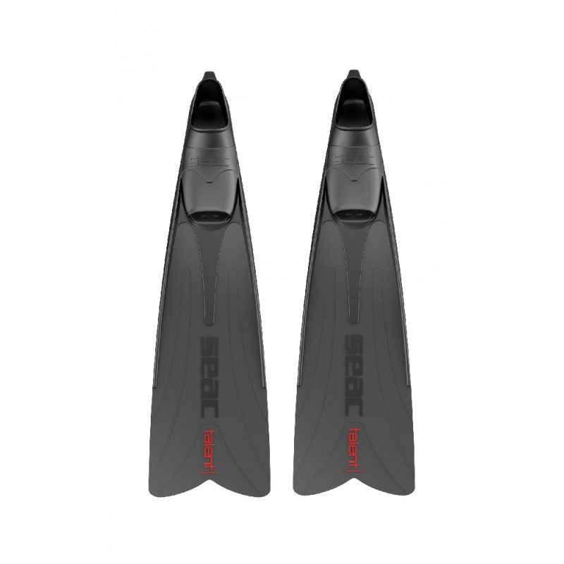 SEAC SUB Diving and apnea fins TALENT BLACK with reduced blade for greater agility thrust 0710024NEG