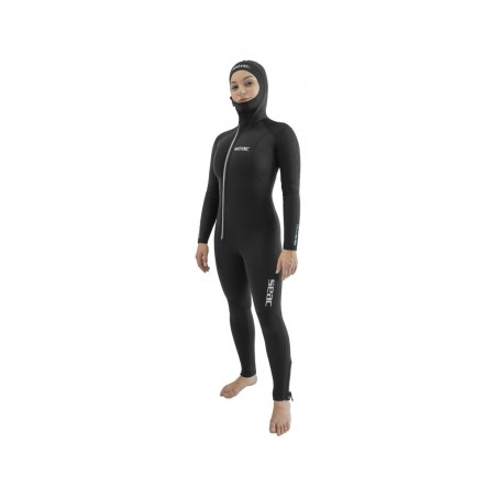 SEAC SUB Women's neoprene diving suit with hood CLUB 5 MM 001044035VAR