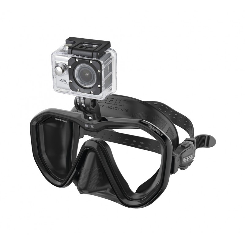 SEAC SUB Máscara gafas buceo con soporte para cámara APPEAL PRO A. 0750076003520A