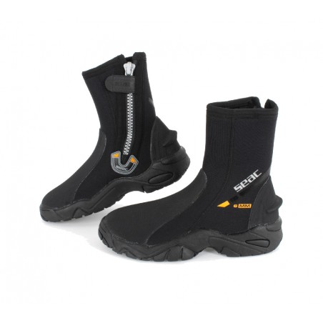 SEAC SUB Rigid sole diving booties with zip PRO HD 6 MM 0210007062145A