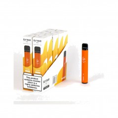 VARIOS Vapeador de 600 puffs elfbar sabor melocotón 20 MG 10U (10UD) 07283