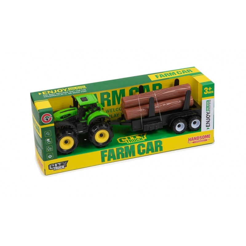 VARIOS Tractor con remolque de juguete colores surtidos 11X29X7,80 CM 16312