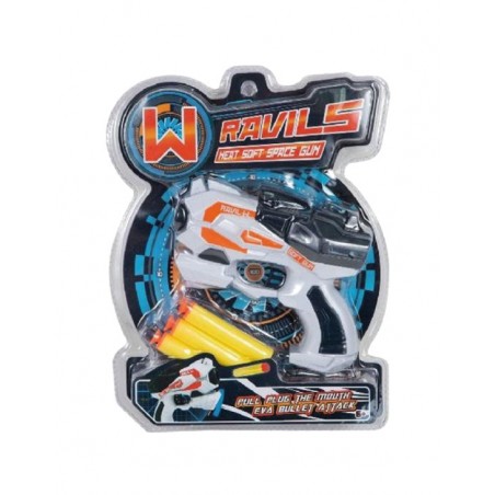 VARIOS Small gun with soft darts toy 16328