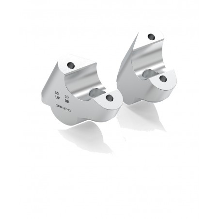 high inclined handlebar risers