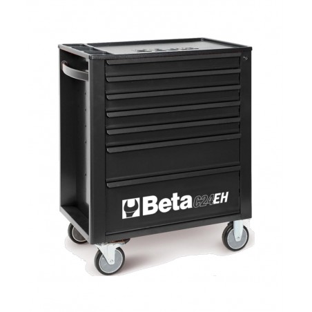 mobile workshop trolley with seven drawers