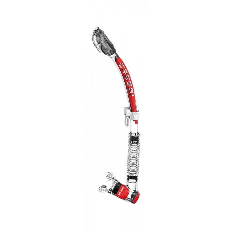 CRESSI Tubo de snorkel con válvula purga ITACA ULTRA AES 290025