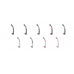 CRESSI Tubo de snorkel con válvula purga ITACA ULTRA AES 290025