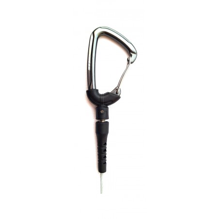 CRESSI Lanyard de seguridad para apnea con mosquetón aluminio 100CM ETA 640001