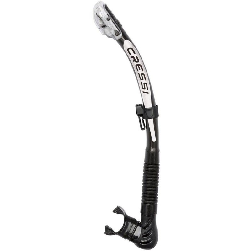 CRESSI Tubo Respirador Snorkel Ultra Dry con Válvula Anti Entrada de Agua AES 258VAR