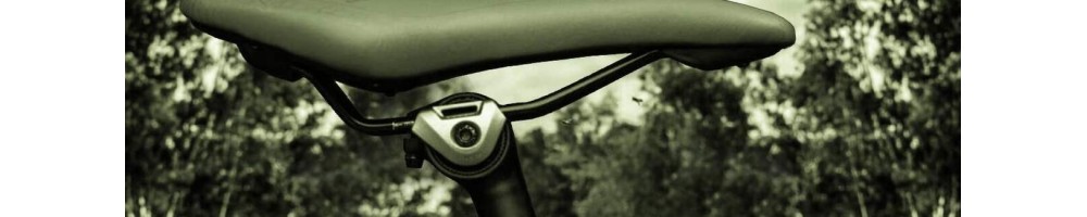 Sillín y tija bicicleta: ergonómicos, telescópicos, MTB | Scubatic
