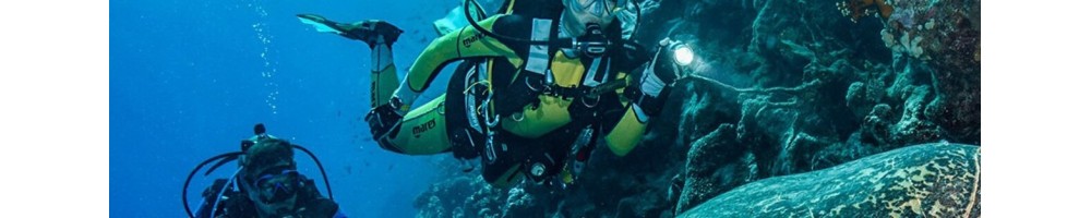 Taschenlampen und Scheinwerfer zum Tauchen - Scubatic