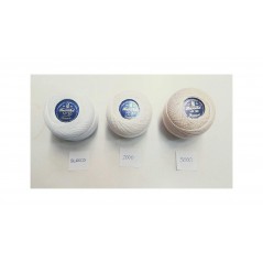 PRESENCIA Bobina Hilo Nº60 50GR Fincrochet 100% Algodón - Blanco Roto Marca 1234C