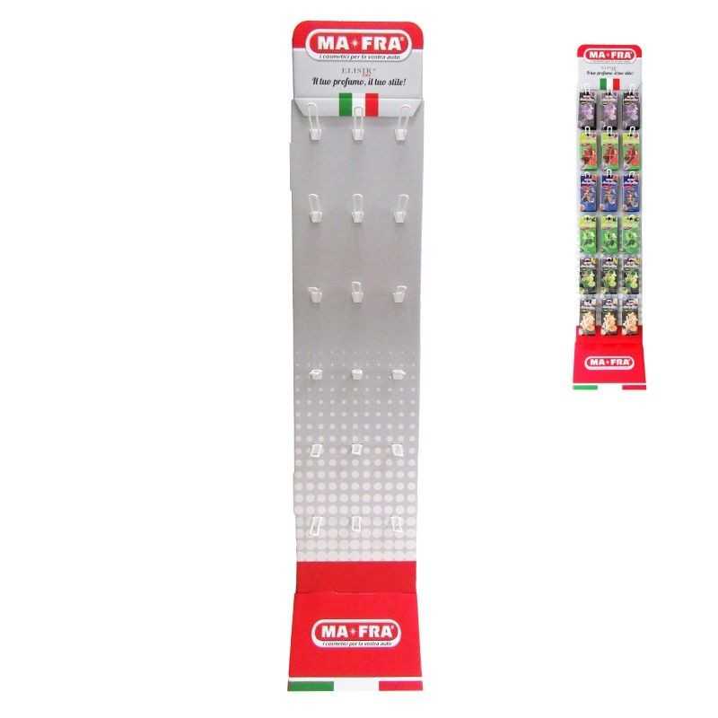 MAFRA Display 18 hooks for car air fresheners LUCKY STAR 18 170X34X5 CM LUCKY STAR 18 170X34X5 CM 05118