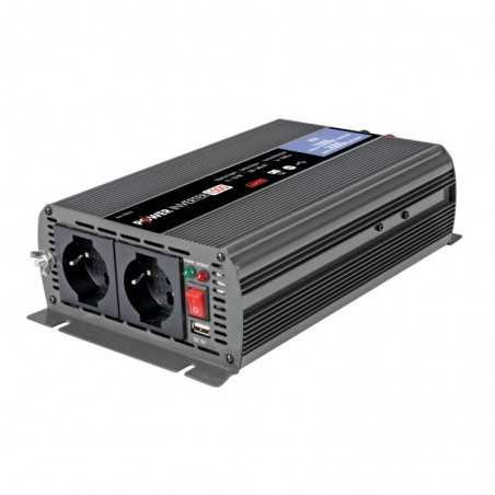 LAMPA Transformador con puerto usb 5V 12V - 220V 1000W LAM74515