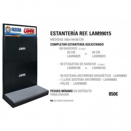 LAMPA Flat headboard medium shelf display 144X100X50 CM 144X100X50 CM LAM99015