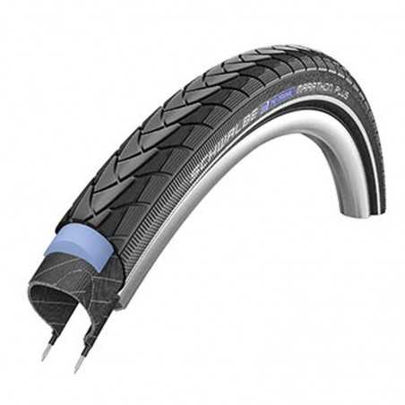 cubierta rigida negra marathon plus smart guard 26x1.75