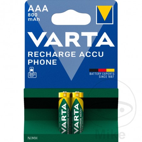 juego pilas recargables micro aaa phone
