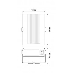 LAMPA Heater and defroster with fan 24V 150W LAM97119