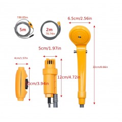 FASEBA Ducha portátil para uso exterior 12V 15358