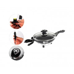 FASEBA Sartén eléctrica con tapa 24V 250W 20CM X 4 CM 15359