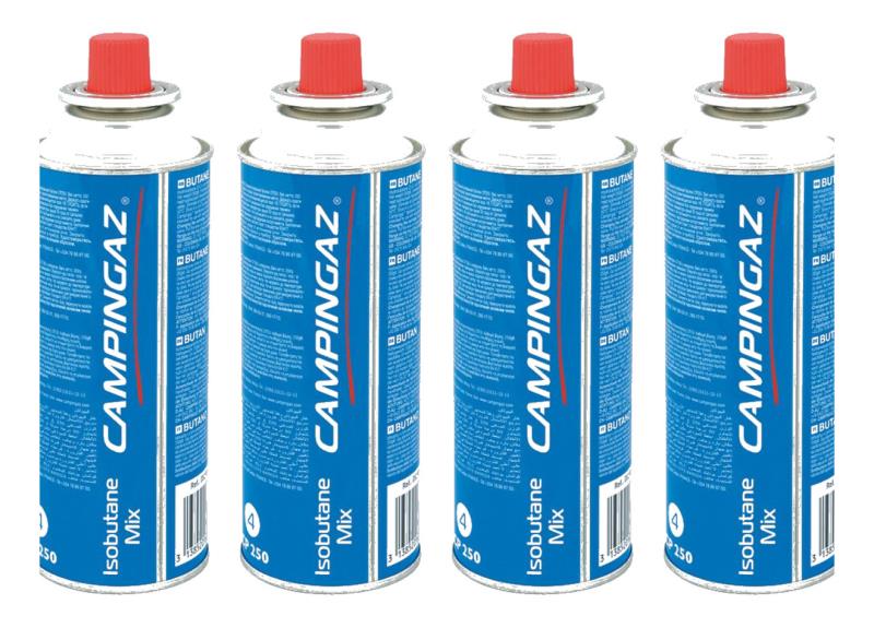 CAMPINGAZ 4x Bombona gas para hornillos con sistema de seguridad CP250 220 GR KT-317