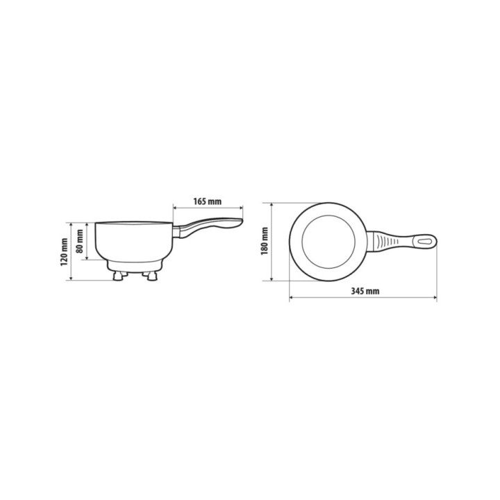 LAMPA Electric pot with lid 12V 150W 18CM X 8CM